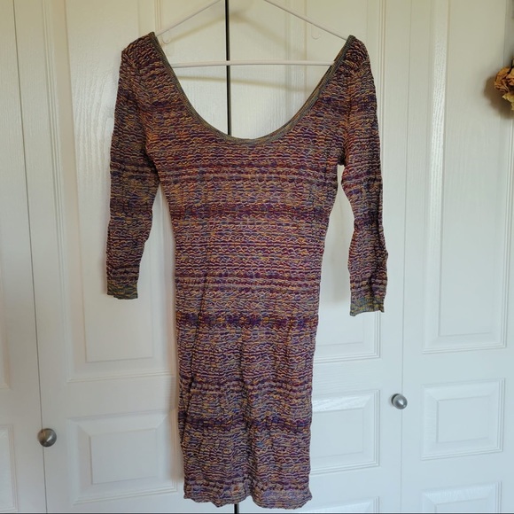 Free People Multicolor Sweater Dress - Picture 2 of 3